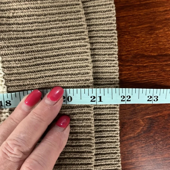 BDG Urban Outfitters Womens Knit Sweater Cream Orange. Red S/P Balloon Sleeves - Picture 13 of 14